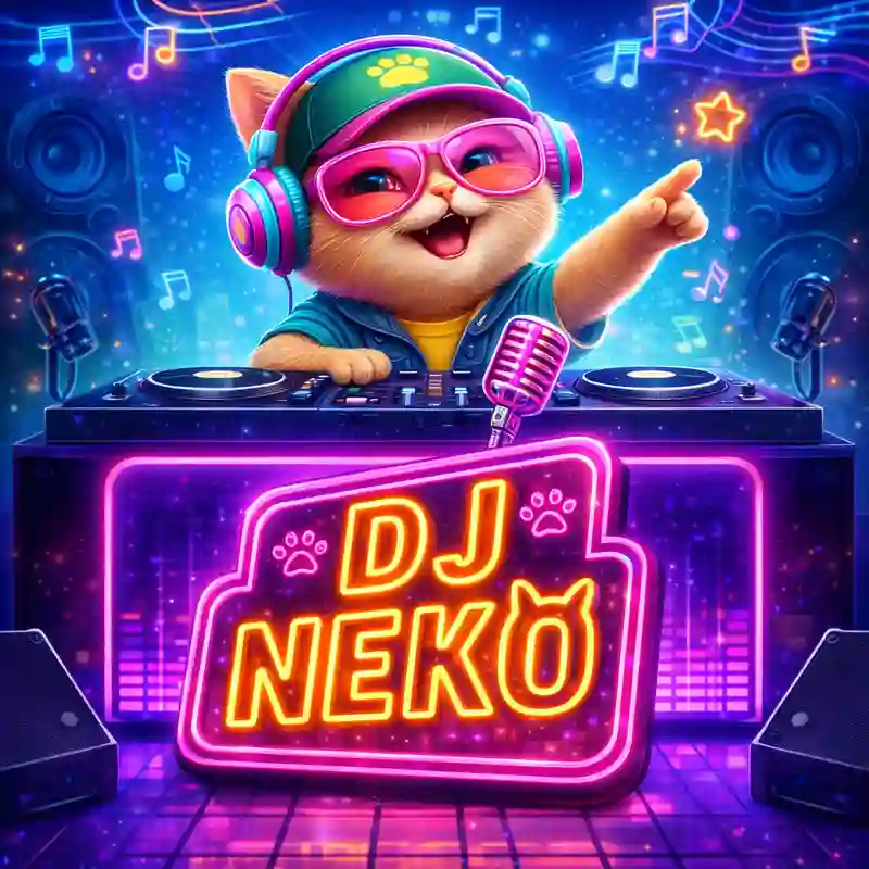 DJ Neko Slot Game Cover - Phtaya 63